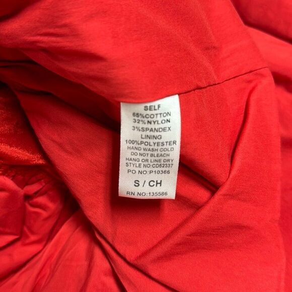 Main Strip Women’s Red One Shoulder Ruched Ruffle Mini Dress Size Small NEW - Picture 9 of 9